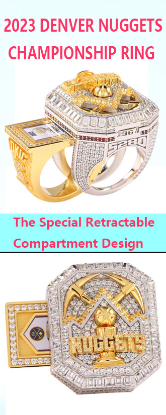 NBA 2023 Denver Nuggets Championship Ring