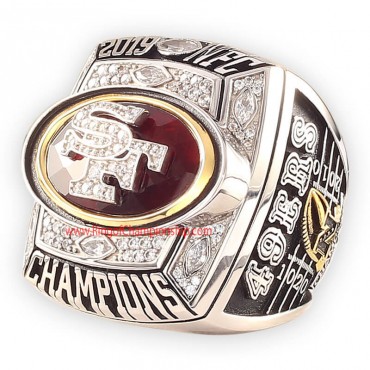 2019 San Francisco 49ers NFC Men's Football Replica Championship Ring