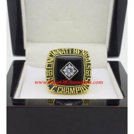 1981 Cincinnati Bengals America Football Conference Championship Ring, Custom Cincinnati Bengals Champions Ring