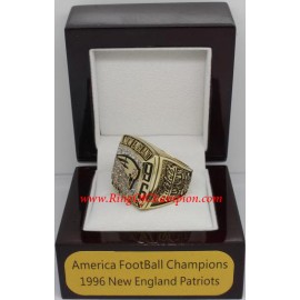 1996 New England Patriots America Football Conference Championship Ring, Custom New England Patriots Champions Ring