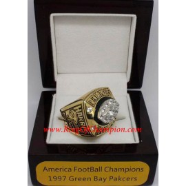 1997 Green Bay Packers America Football Conference Championship Ring, Custom Green Bay Packers Champions Ring