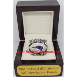 2007 New England Patriots America Football Conference Championship Ring, Custom New England Patriots Champions Ring