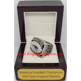 2007 New England Patriots America Football Conference Championship Ring, Custom New England Patriots Champions Ring