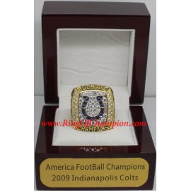 2009 Indianapolis Colts America Football Conference Championship Ring, Custom Indianapolis Colts Champions Ring