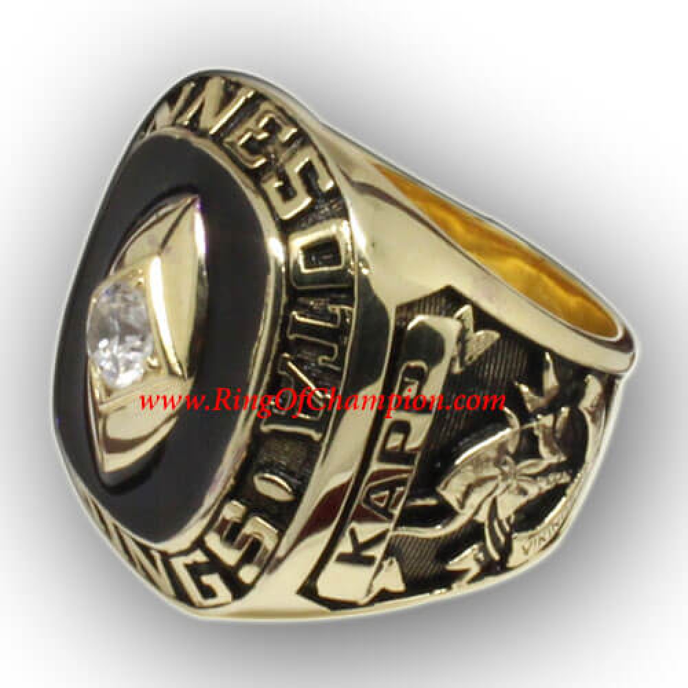 1969 Minnesota Vikings National Football Conference Championship Ring, Custom Minnesota Vikings Champions Ring