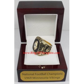 1969 Minnesota Vikings National Football Conference Championship Ring, Custom Minnesota Vikings Champions Ring