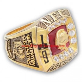 1972 Washington Redskins National Football Conference Championship Ring, Custom Washington Redskins Champions Ring