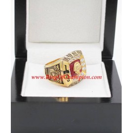 1972 Washington Redskins National Football Conference Championship Ring, Custom Washington Redskins Champions Ring