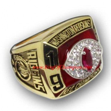 1983 Washington Redskins National Football Conference Championship Ring, Custom Washington Redskins Champions Ring