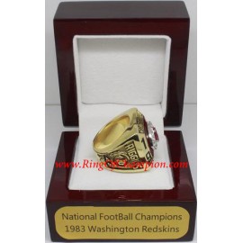 1983 Washington Redskins National Football Conference Championship Ring, Custom Washington Redskins Champions Ring