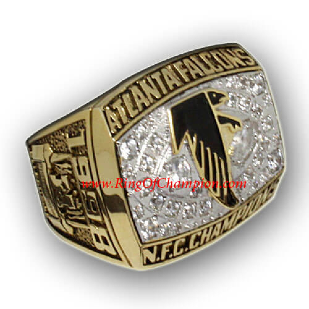 1998 Atlanta Falcons National Football Conference Championship Ring, Custom Atlanta Falcons Champions Ring