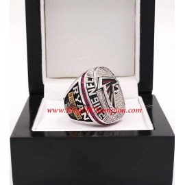 2016 Atlanta Falcons NFC Men's Football Replica Championship Ring, Custom Atlanta Falcons Champions Ring