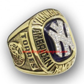 1976 New York Yankees America League Baseball Championship Ring, Custom New York Yankees Champions Ring