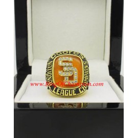 1984 San Diego Padres World Series Championship Ring, Custom San Diego Padres Champions Ring