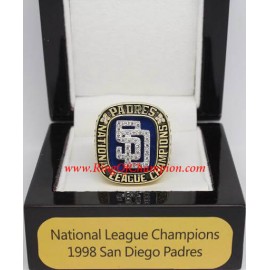 1998 San Diego Padres National League Baseball Championship Ring, Custom San Diego Padres Champions Ring