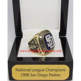 1998 San Diego Padres National League Baseball Championship Ring, Custom San Diego Padres Champions Ring