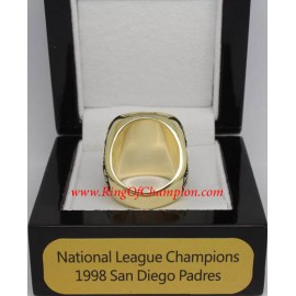 1998 San Diego Padres National League Baseball Championship Ring, Custom San Diego Padres Champions Ring