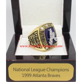 1999 Atlanta Braves National League Baseball Championship Ring, Custom Atlanta BravesChampions Ring