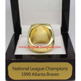 1999 Atlanta Braves National League Baseball Championship Ring, Custom Atlanta BravesChampions Ring