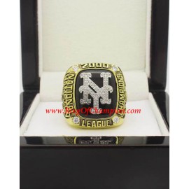 2000 New York Mets National League Baseball Championship Ring, Custom New York Mets Champions Ring