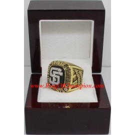 2002 San Francisco Giants National League Baseball Championship Ring, Custom San Francisco Giants Champions Ring