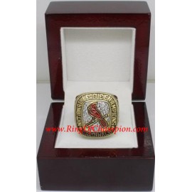 2004 St. Louis Cardinals National League Baseball Championship Ring, Custom St. Louis Cardinals Champions Ring