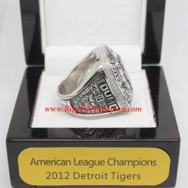 2012 Detroit Tigers American League Baseball Championship Ring, Custom Detroit Tigers Champions Ring