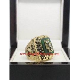 1980 Edmonton Eskimos the 68th Grey Cup Men's Football Championship Ring, Custom Edmonton Eskimo Champions Ring