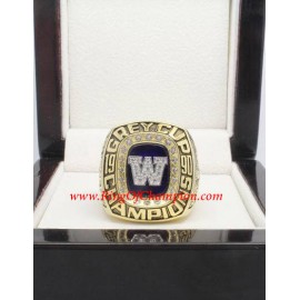 1990 Winnipeg Blue Bombers The 78th Grey Cup Football Championship Ring, Custom Winnipeg Blue Bombers Champions Ring