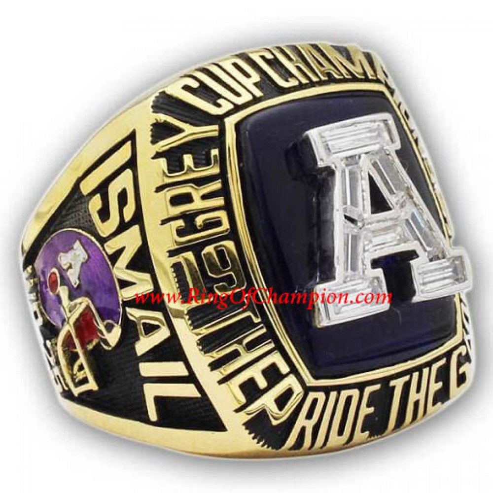 1991 Toronto Argonauts The 79th Grey Cup Football Championship Ring, Custom Toronto Argonauts Champions Ring