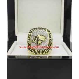 1994 BC Lions The 82nd Grey Cup Men's Football CFL championship ring, Custom BC Lions Champions Ring