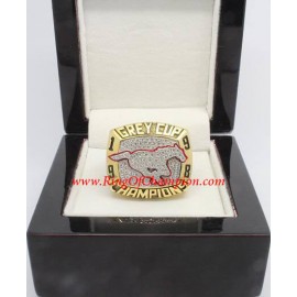 1998 Calgary Stampeders The 86th Grey Cup Championship Ring, Custom Calgary Stampeders Champions Ring