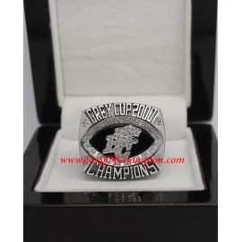 2000 BC Lions The 88th Grey Cup Championship Ring, Custom BC Lions Champions Ring