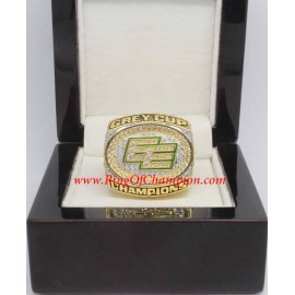 2003 Edmonton Eskimos The 91st Grey Cup Championship Ring, Custom Edmonton Eskimos Champions Ring