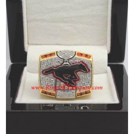 2008 Calgary Stampeders The 96th Grey Cup Championship Ring, Custom Calgary Stampeders Champions Ring