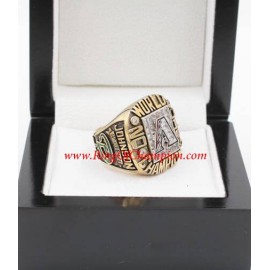 2001 Arizona Diamondbacks World Series Championship Ring, Custom Arizona Diamondbacks Champions Ring