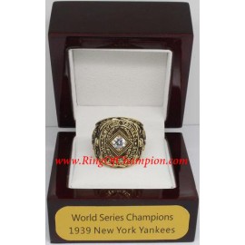 1939 New York Yankees World Series Championship Ring, Custom New York Yankees Champions Ring