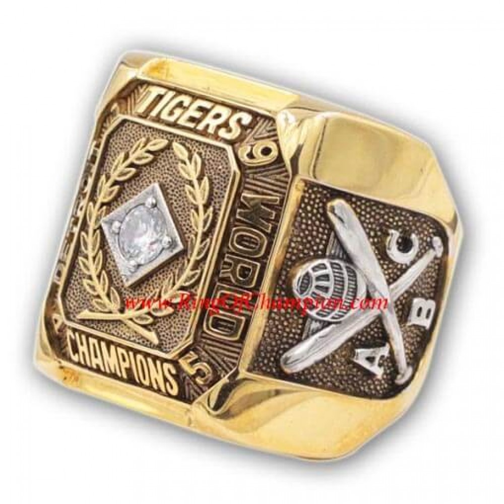 1945 Detroit Tigers World Series Championship Ring, Custom Detroit Tigers Champions Ring