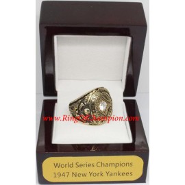 1947 New York Yankees World Series Championship Ring, Custom New York Yankees Champions Ring