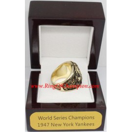 1947 New York Yankees World Series Championship Ring, Custom New York Yankees Champions Ring