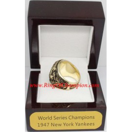 1947 New York Yankees World Series Championship Ring, Custom New York Yankees Champions Ring