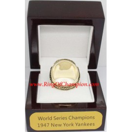 1947 New York Yankees World Series Championship Ring, Custom New York Yankees Champions Ring