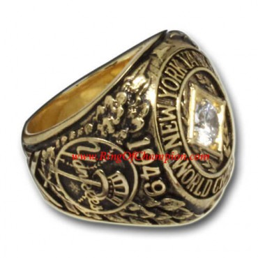 1949 New York Yankees World Series Championship Ring, Custom New York Yankees Champions Ring