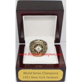 1951 New York Yankees World Series Championship Ring, Custom New York Yankees Champions Ring