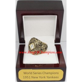 1951 New York Yankees World Series Championship Ring, Custom New York Yankees Champions Ring