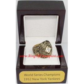 1952 New York Yankees World Series Championship Ring, Custom New York Yankees Champions Ring