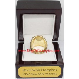 1952 New York Yankees World Series Championship Ring, Custom New York Yankees Champions Ring