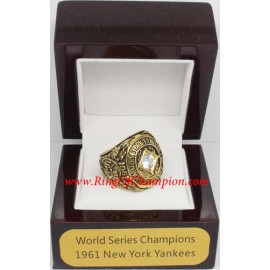 1961 New York Yankees World Series Championship Ring, Custom New York Yankees Champions Ring