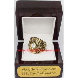 1961 New York Yankees World Series Championship Ring, Custom New York Yankees Champions Ring