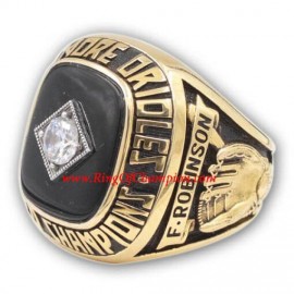 1966 Baltimore Orioles World Series Championship Ring, Custom Baltimore Orioles Champions Ring